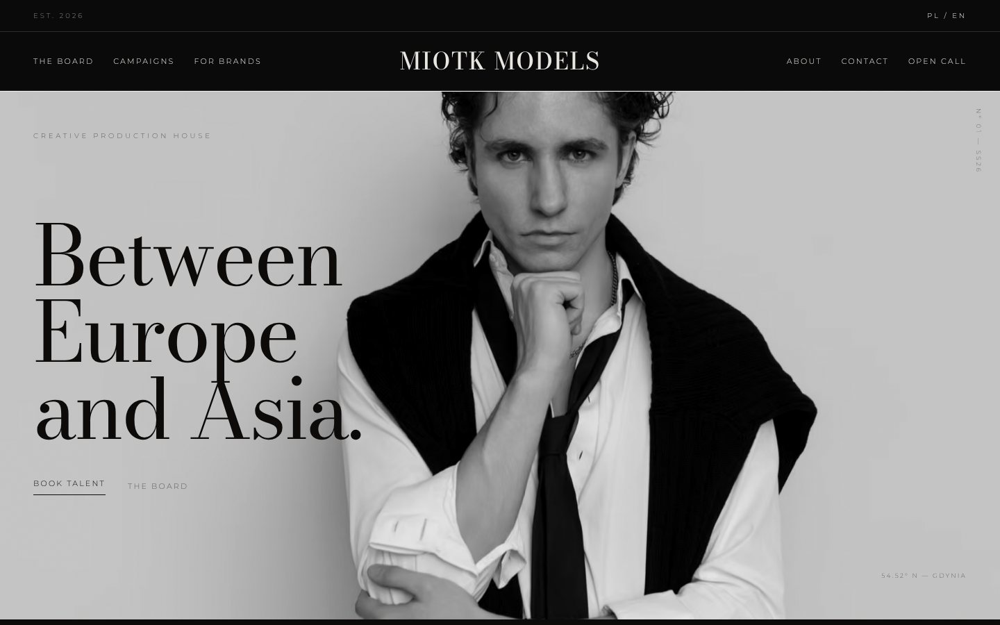 Miotk Models 网站,主打内容