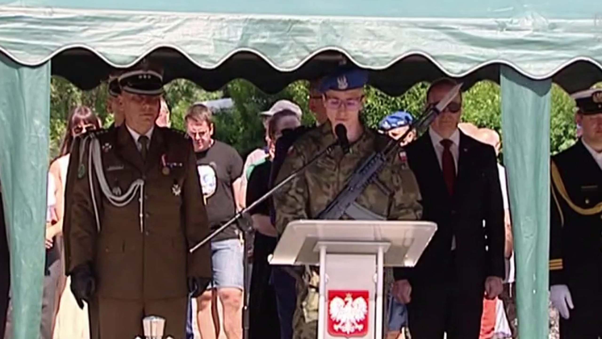 Fuerzas Armadas Polacas — Discurso en la ceremonia de juramento militar